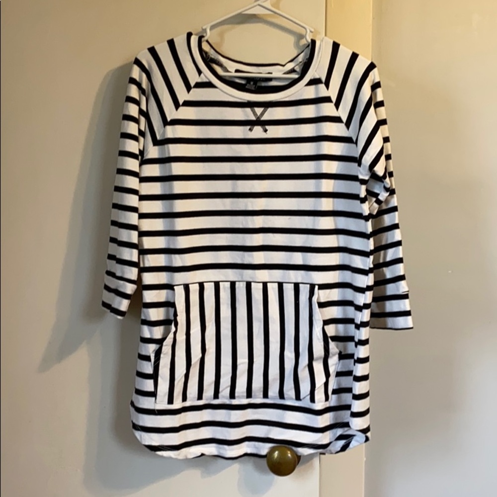 3/4 sleeve sweatshirt